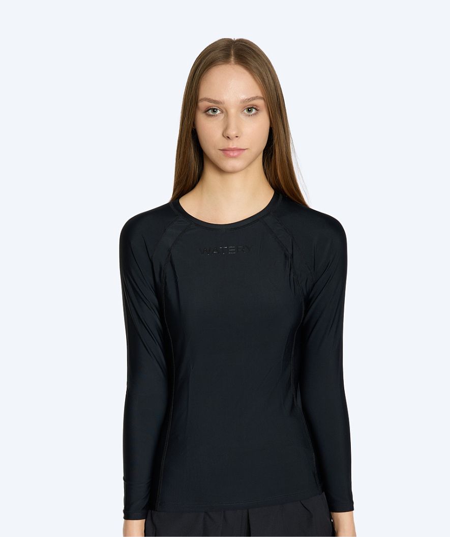 Watery UV-paidat naisille - Remington Pitkähihainen Rashguard - Musta