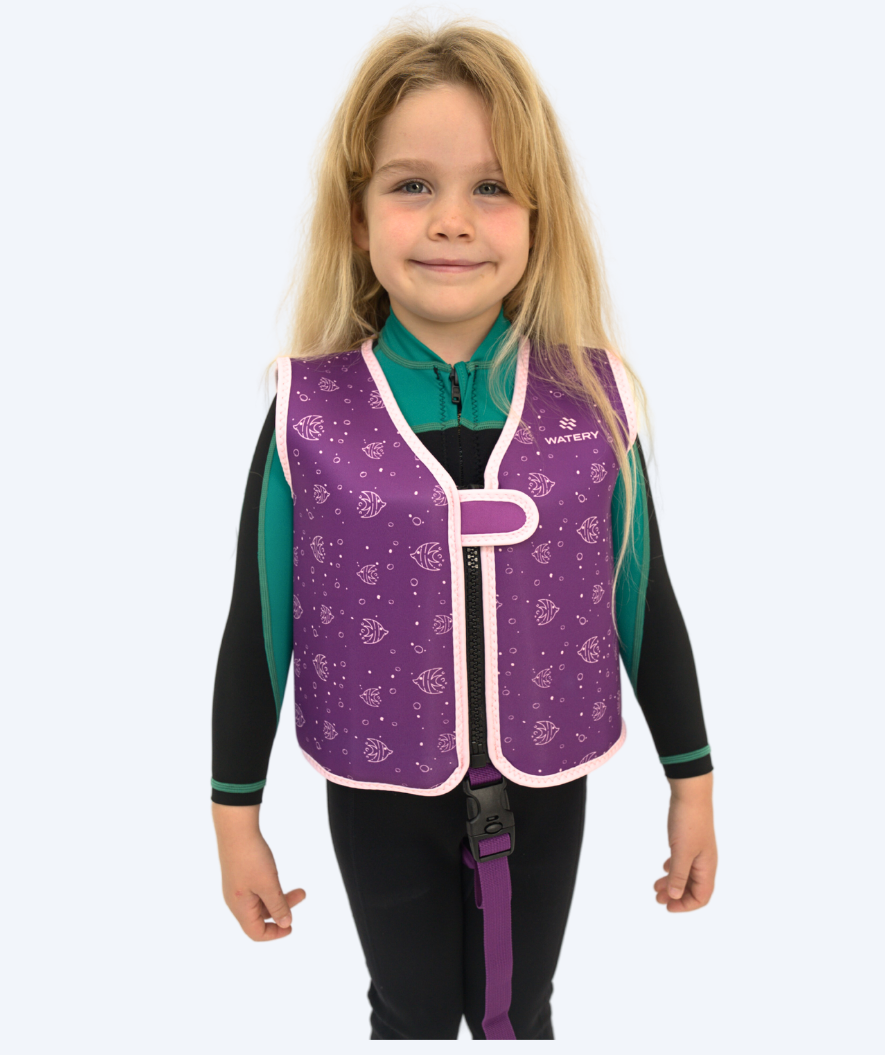 Watery uimaliivit lapsille (1-6) - Splashy - Violetti