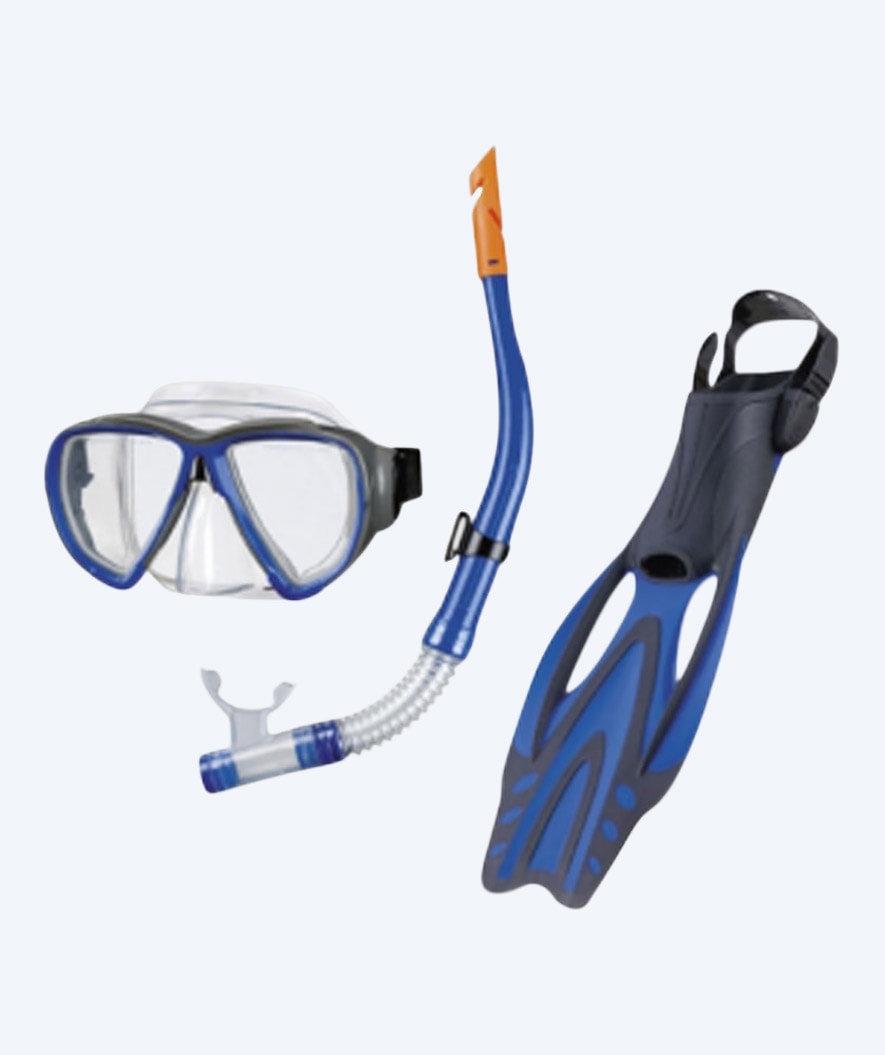 Beco snorkkelisetti aikuisille - Porto DX 3.0 - Tummansininen