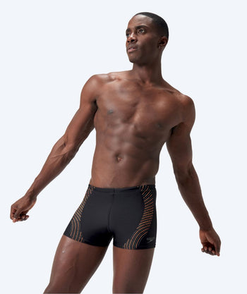 Speedo uimabokserit miehille - Duo Logo Print - Musta/vihreä