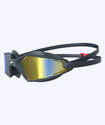 Speedo uimalasit kuntoiluun - Hydropulse - Laivastonsininen/kulta (Mirror linssi)