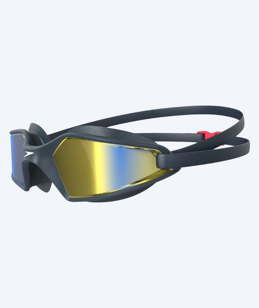 Speedo uimalasit kuntoiluun - Hydropulse - Laivastonsininen/kulta (Mirror linssi)