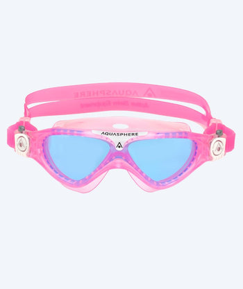 Aquasphere sukelluslasit lapsille (6-15) - Vista - Pinkki (Sininen linssi)
