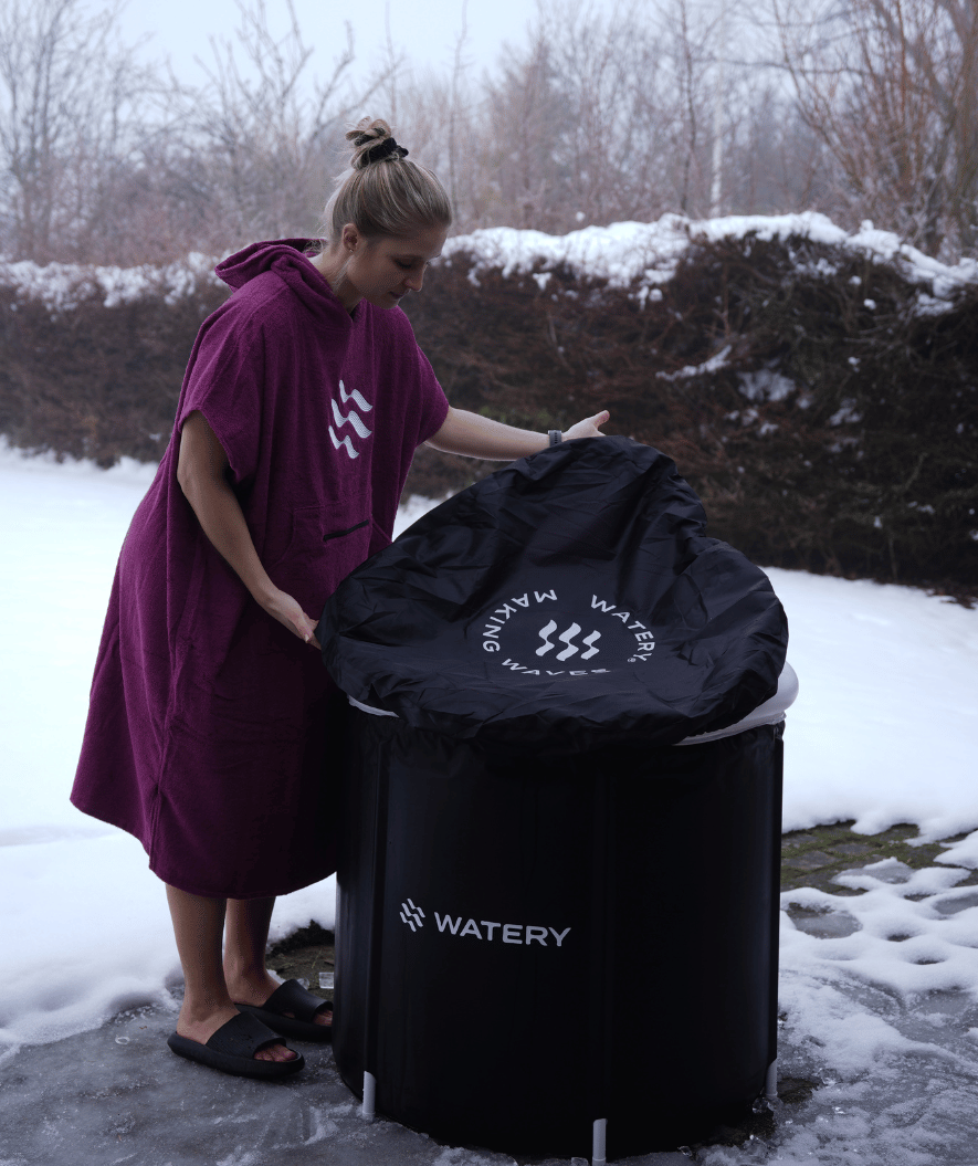 Watery ilmatäytteinen kylmäallas - Hero - Musta