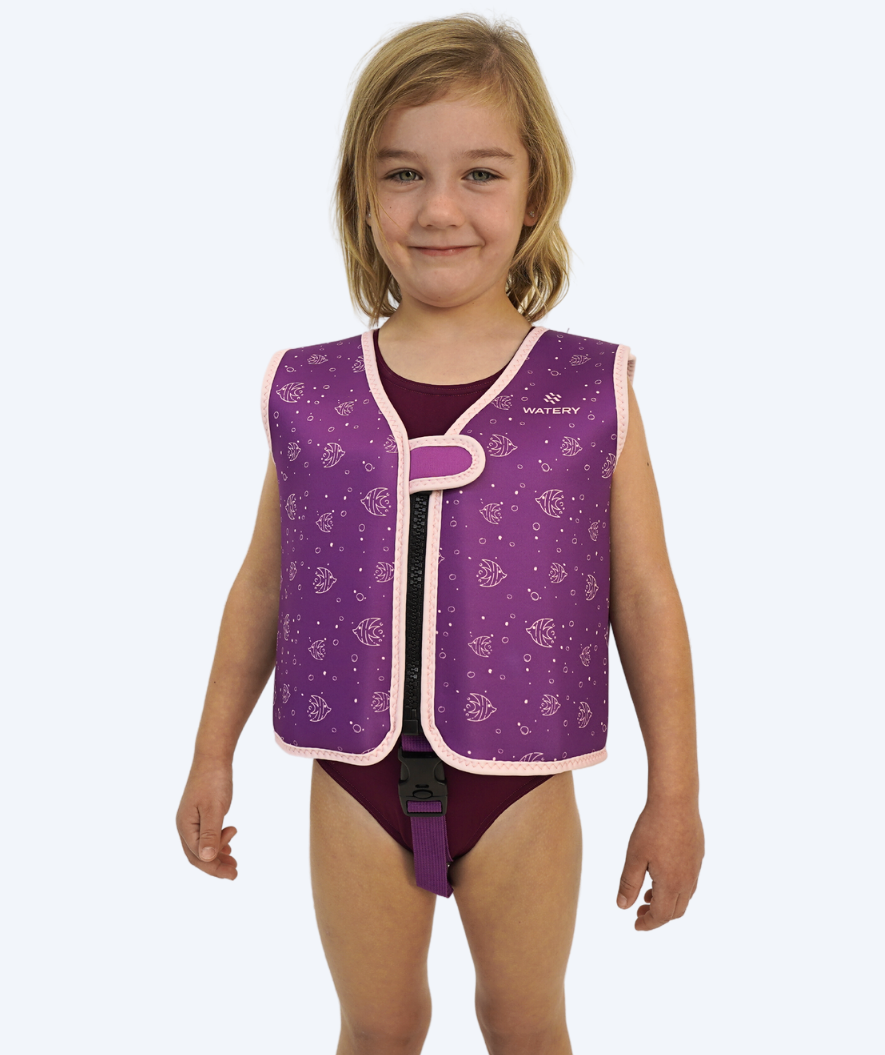 Watery uimaliivit lapsille (1-6) - Splashy - Violetti