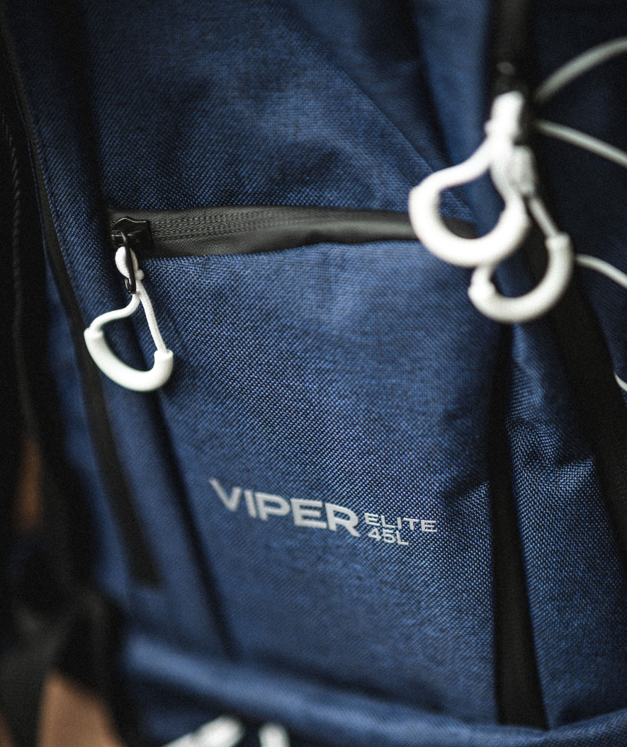 Watery uimakassi - Viper Elite 45L - Tummansininen/valkoinen