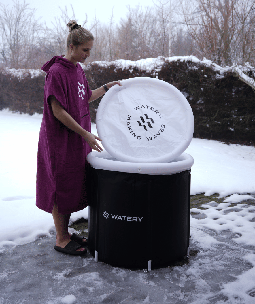 Watery ilmatäytteinen kylmäallas - Hero - Musta