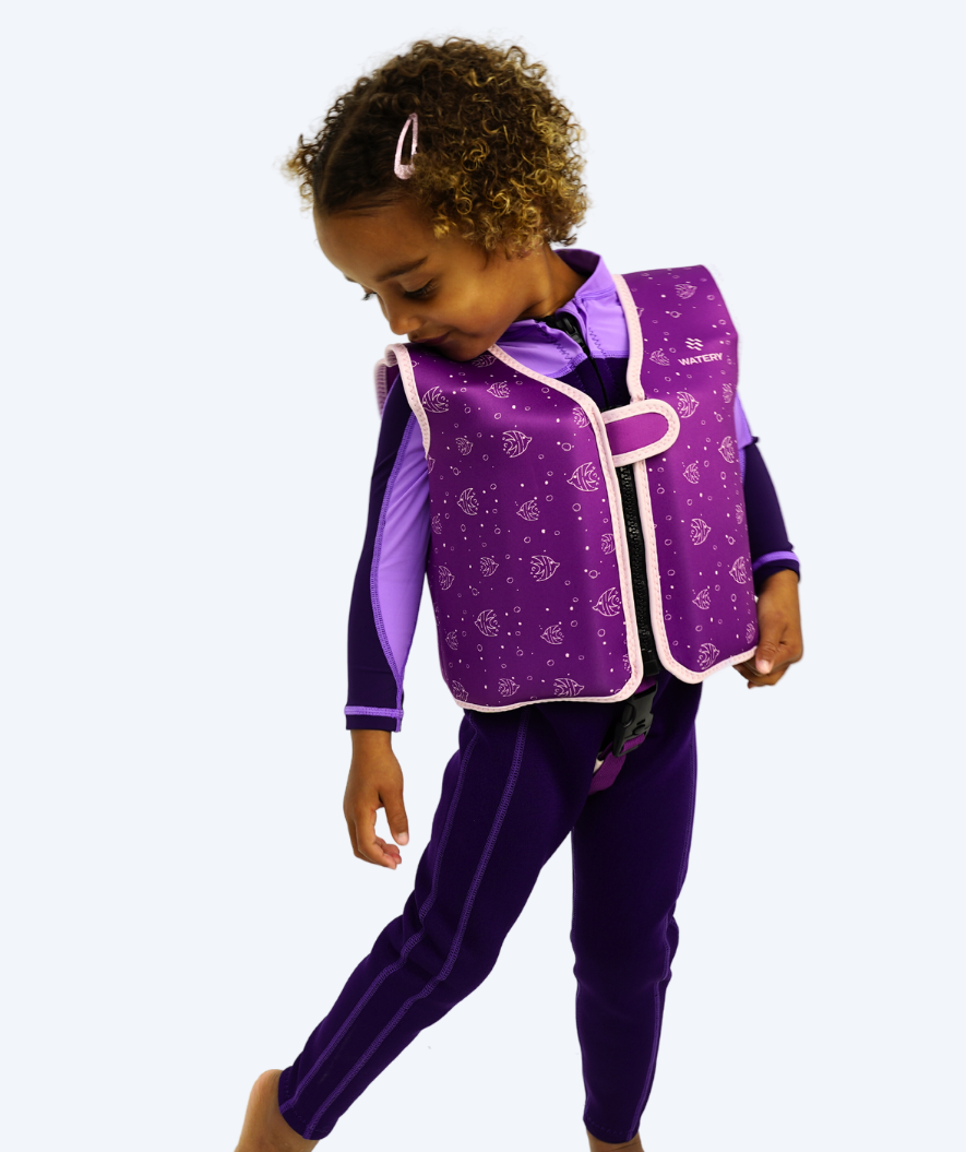 Watery uimaliivit lapsille (1-6) - Splashy - Violetti
