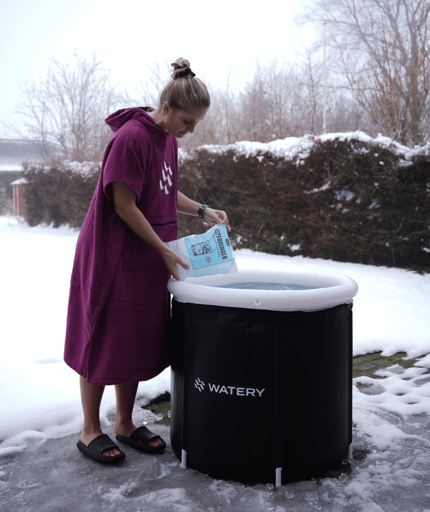 Watery ilmatäytteinen kylmäallas - Hero - Musta