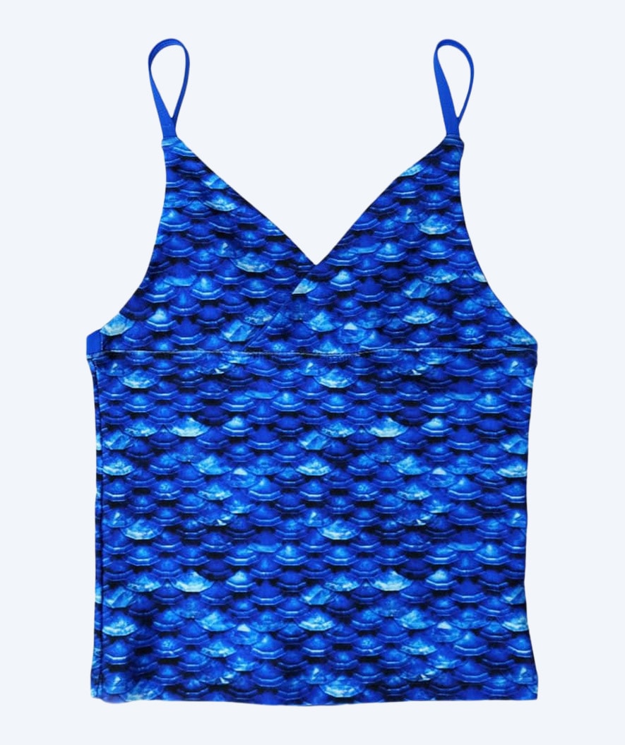 Fin Fun tankinin yläosa tytöille - Arctic Blue