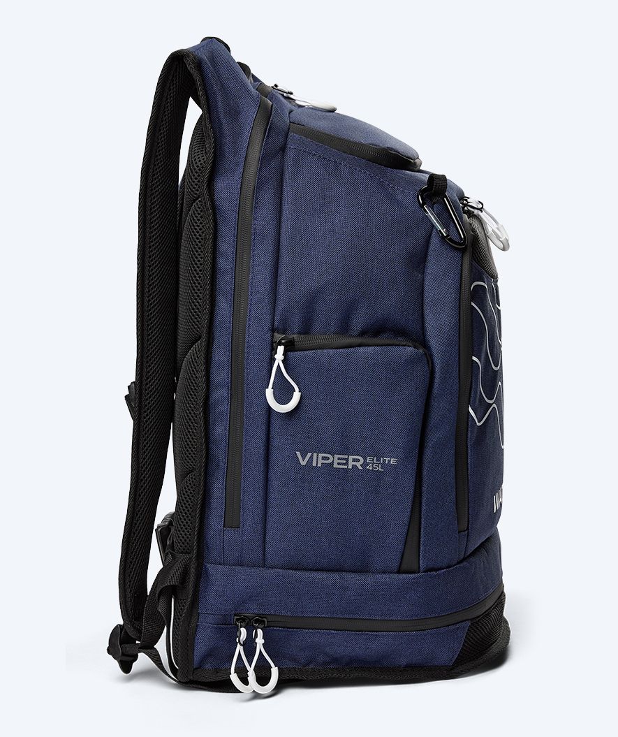 Watery uimakassi - Viper Elite 45L - Tummansininen/valkoinen