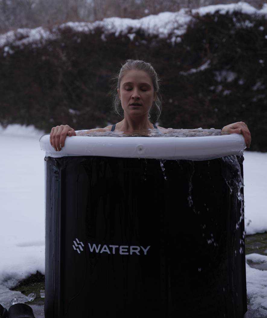 Watery ilmatäytteinen kylmäallas - Hero - Musta
