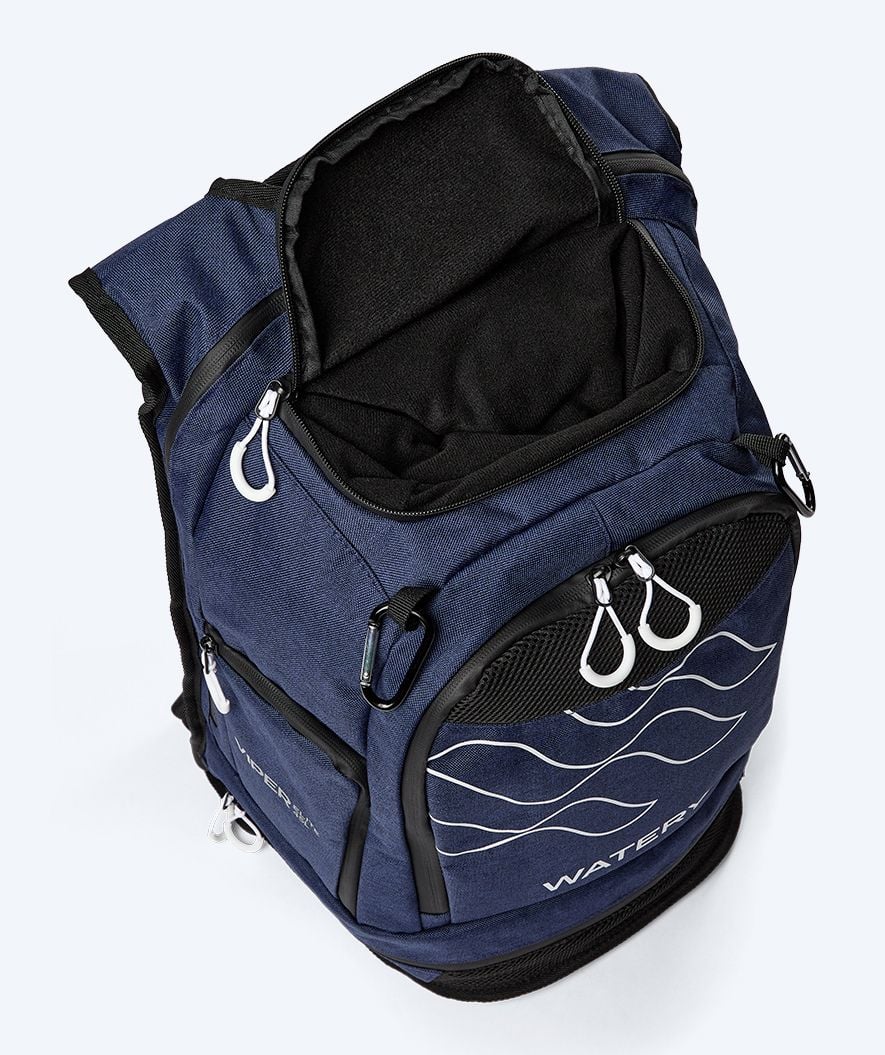 Watery uimakassi - Viper Elite 45L - Tummansininen/valkoinen