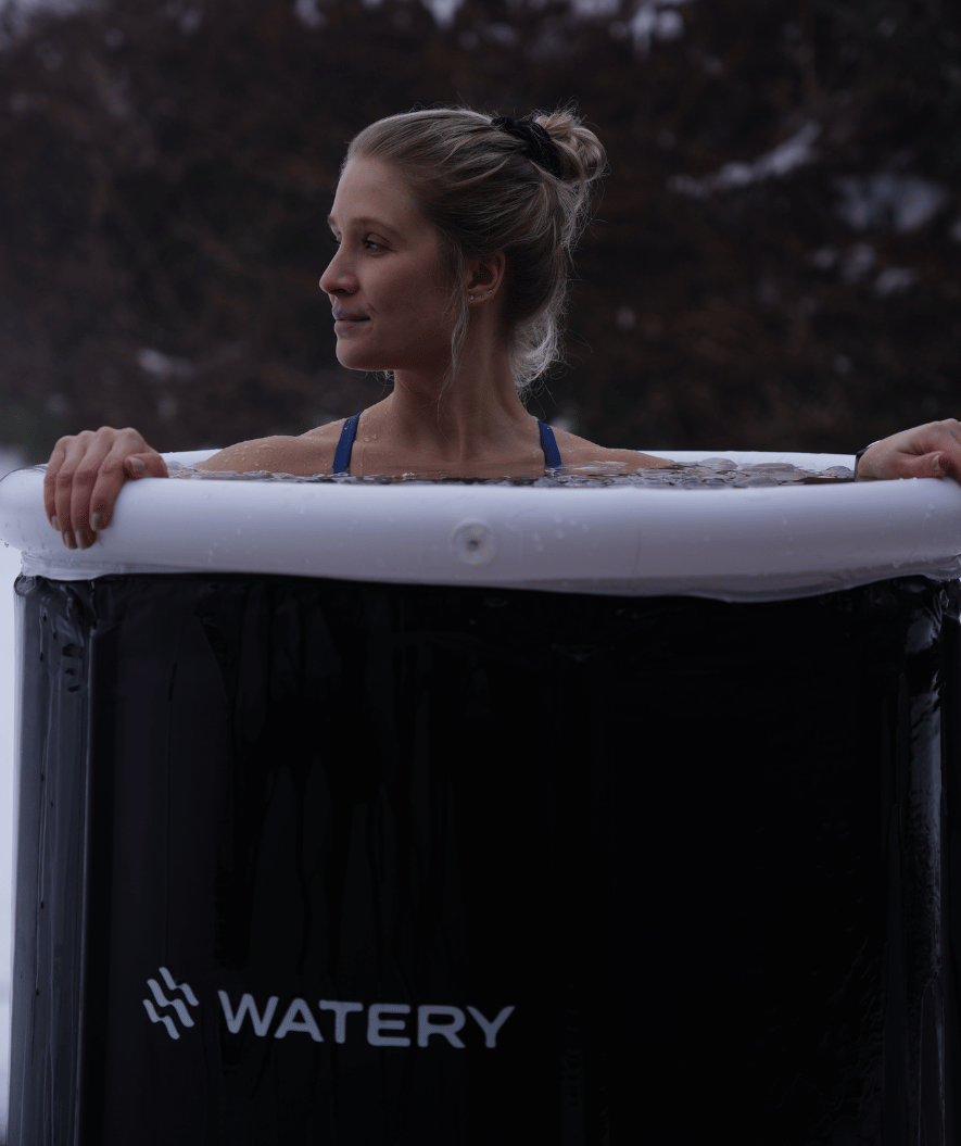 Watery ilmatäytteinen kylmäallas - Hero - Musta