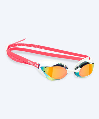 Watery Elite-uimalasit - Poseidon Ultra Mirror - Pinkki/kulta