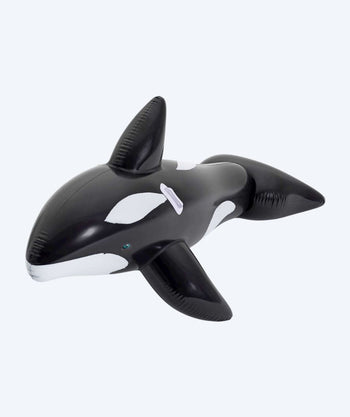 Bestway puhallettava uimalelu - Jumbo Whale Ride-On - Musta/valkoinen
