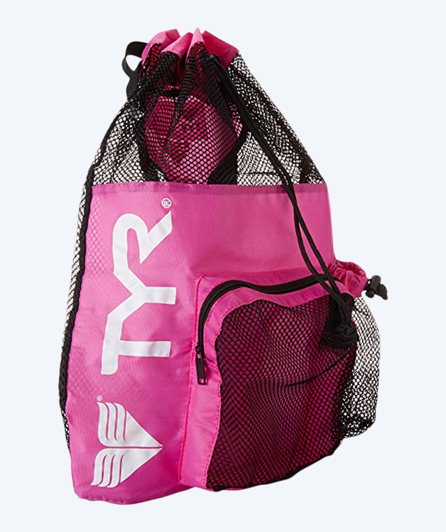 TYR verkkokassi - Big Mesh Mummy 40L - Vaaleanpunainen