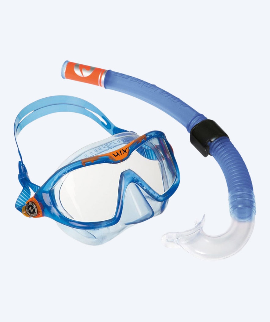 Aqualung Combo snorkkelisetti lapsille (4-8) - Combo Mix - Tummansininen