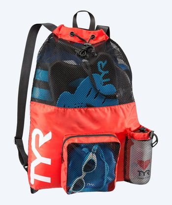 TYR verkkokassi - Big Mesh Mummy 40L - Punainen