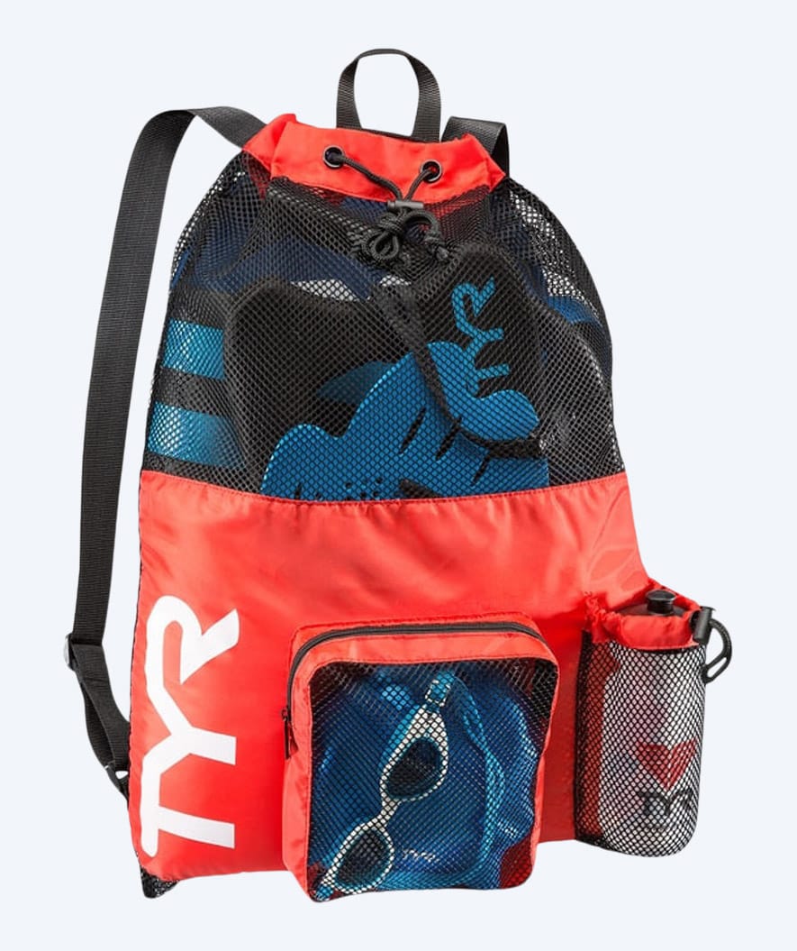 TYR verkkokassi - Big Mesh Mummy 40L - Punainen