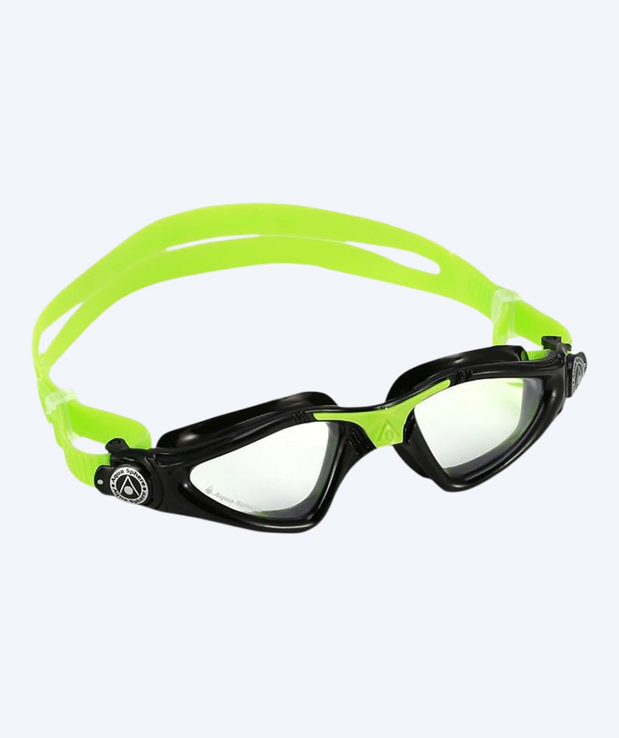 Aquasphere uimalasit lapsille (6-15) - Kayenne - Musta/vihreä