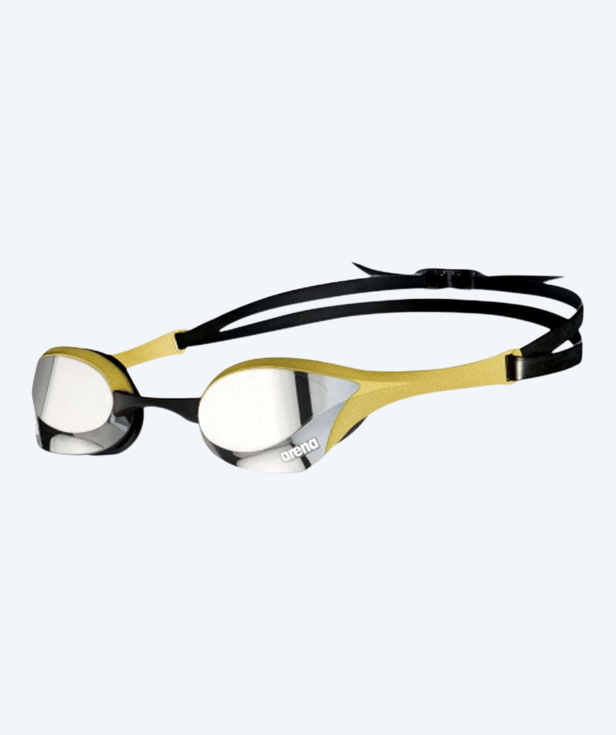 Arena Elite-uimalasit - Cobra Ultra SWIPE Mirror - Kulta/hopea