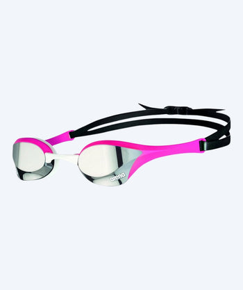 Arena Elite-uimalasit - Cobra Ultra SWIPE Mirror - Vaaleanpunainen/hopea