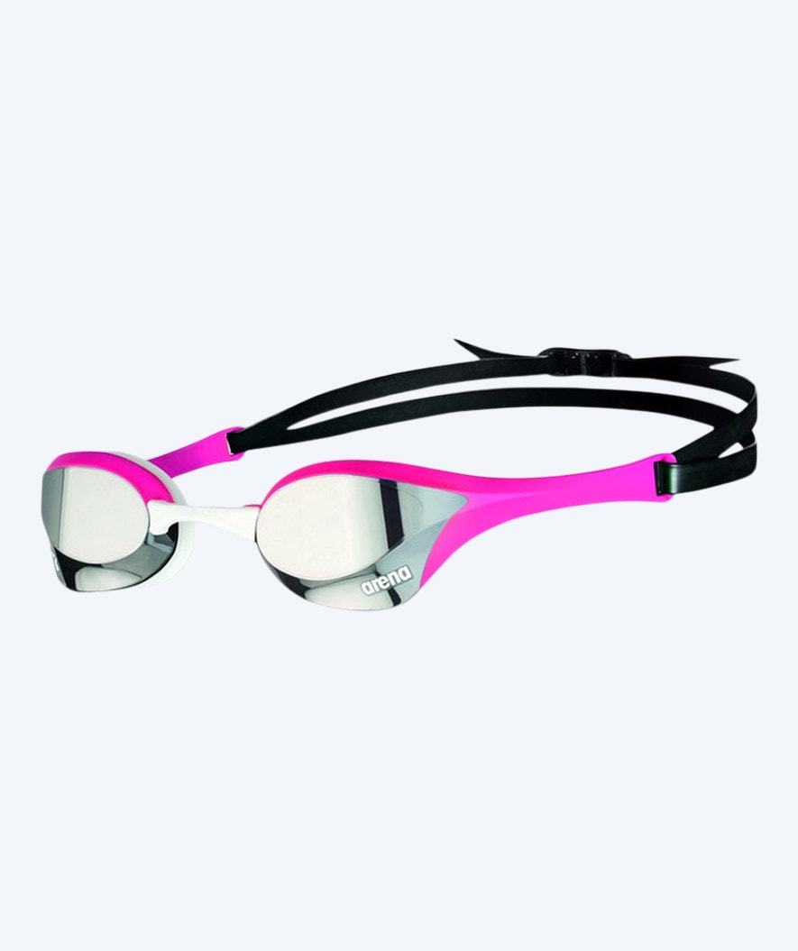 Arena Elite-uimalasit - Cobra Ultra SWIPE Mirror - Vaaleanpunainen/hopea