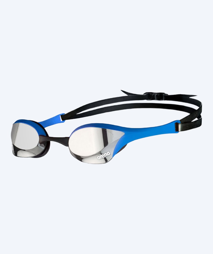 Arena Elite-uimalasit - Cobra Ultra SWIPE Mirror - Tummansininen/hopea
