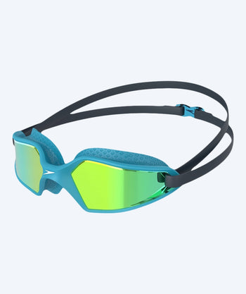 Speedo kilpauimalasit lapsille (6-14) - Hydropulse Mirror - Sininen/keltainen