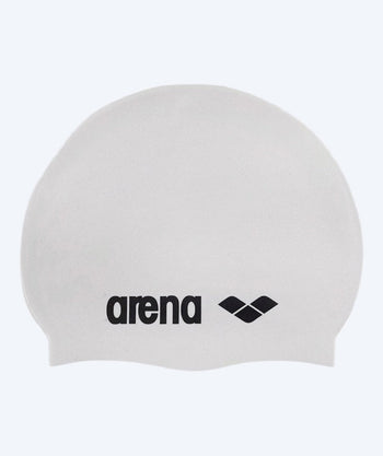 Arena uimalakki - Classic Silicone - Valkoinen/musta