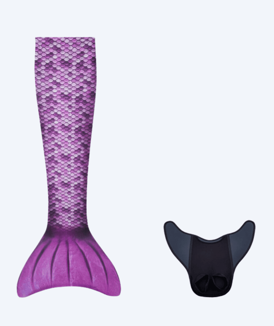 Kuaki Mermaids merenneidon pyrstö lapsille - Setti - Violetti