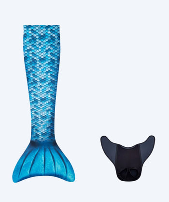 Kuaki Mermaids merenneidon pyrstö lapsille - Setti - Tummansininen