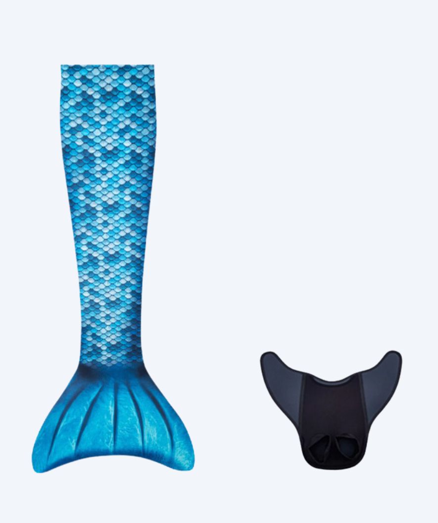 Kuaki Mermaids merenneidon pyrstö lapsille - Setti - Tummansininen