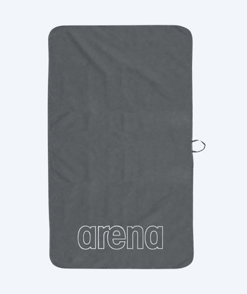 Arena mikrokuitupyyhe - Smart Plus Pool - Harmaa/valkoinen