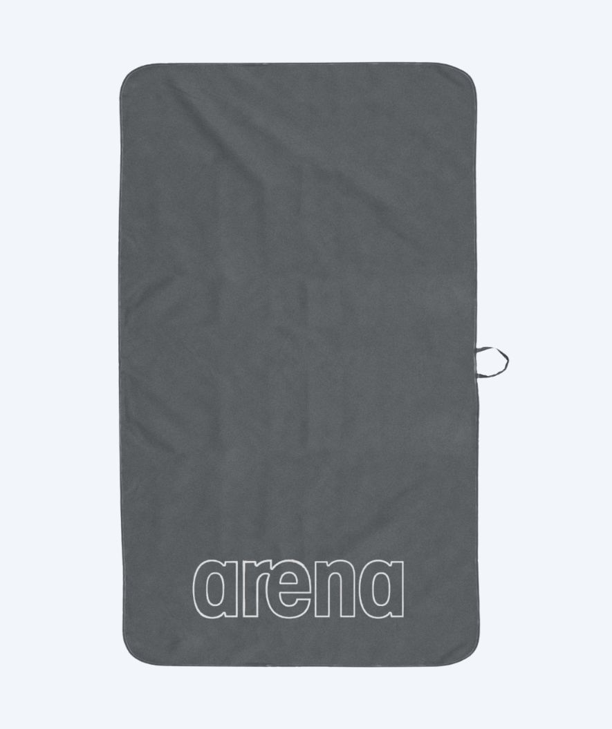 Arena mikrokuitupyyhe - Smart Plus Pool - Harmaa/valkoinen