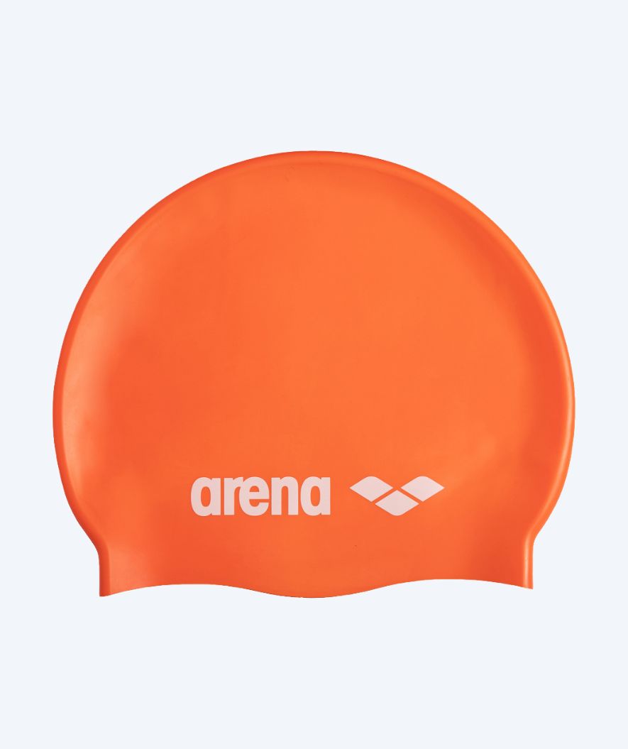 Arena uimalakki - Classic Silicone - Oranssi/valkoinen