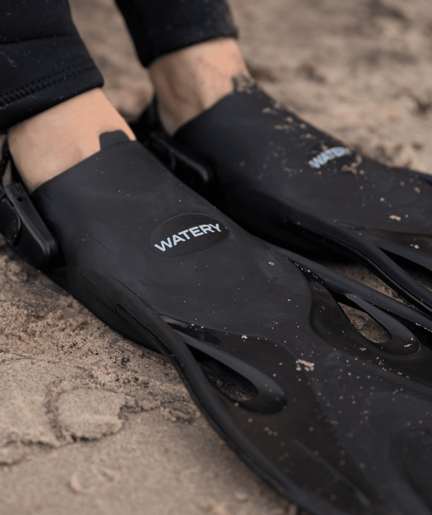 Watery snorkkelisetti aikuisille - Fisher/Hudson - Sininen