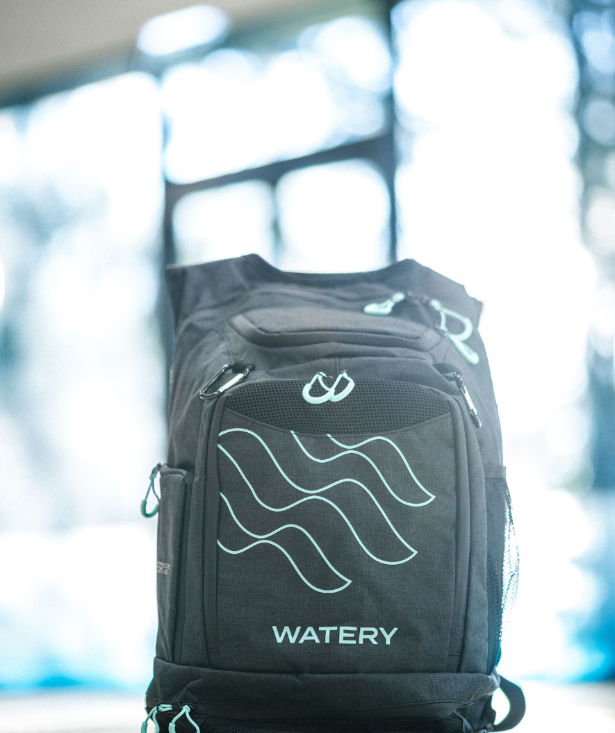 Watery uimakassi - Viper Elite 45L - Tummansininen/valkoinen