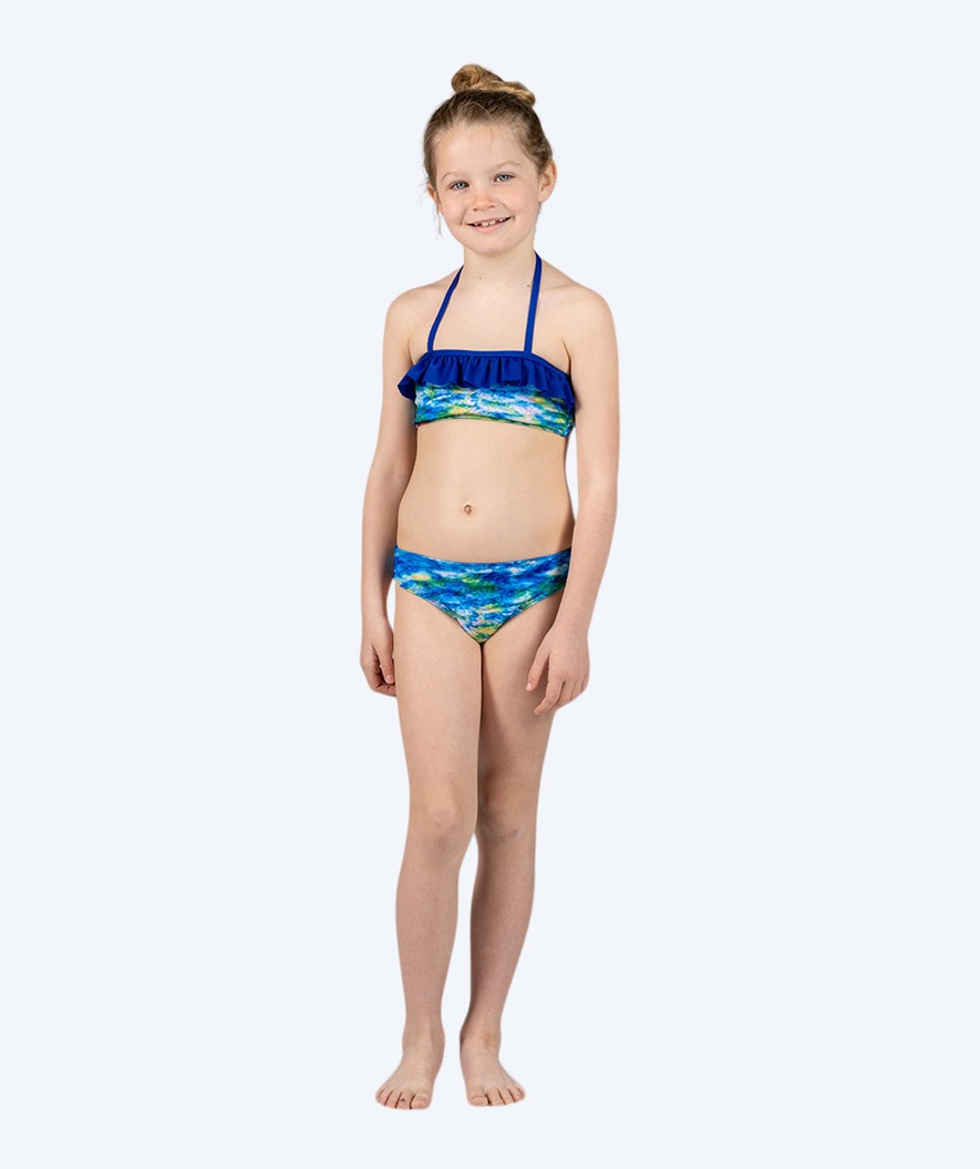 Watery merenneitobikini lapsille - Setti - Rainbow Bloom