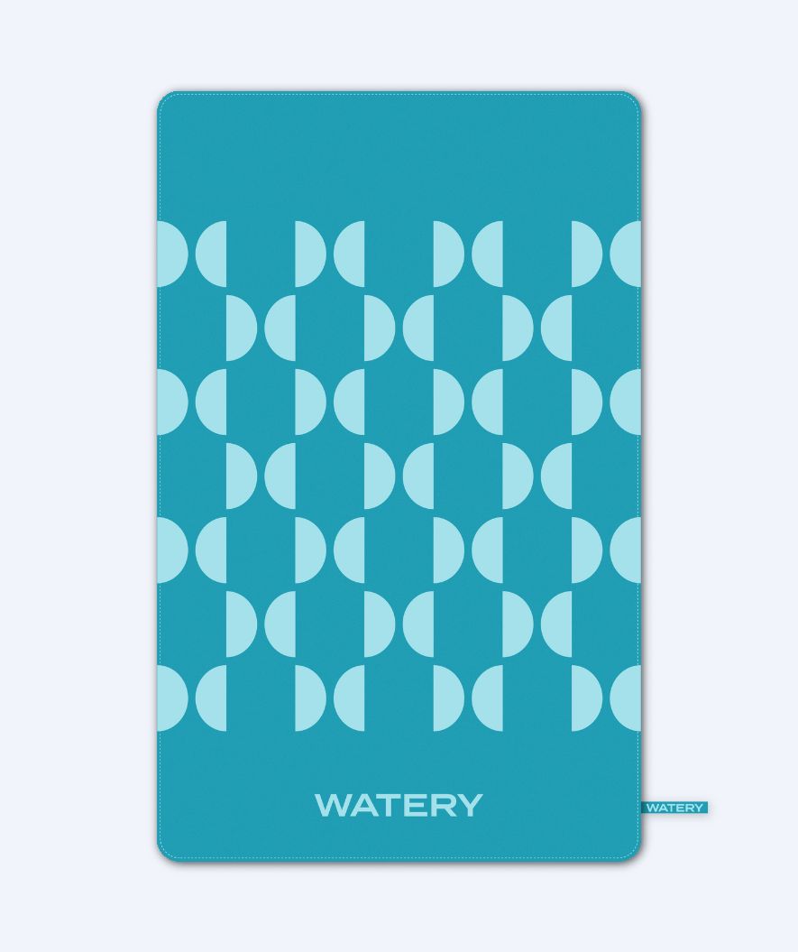 Watery mikrokuitupyyhe (175 x 110 cm) - Rafferty - Ocean Blue