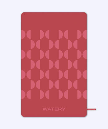 Watery mikrokuitupyyhe (175 x 110 cm) - Rafferty - Punainen