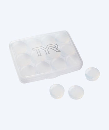 TYR korvatulpat - Soft Moldable 12 kpl - Läpinäkyvä