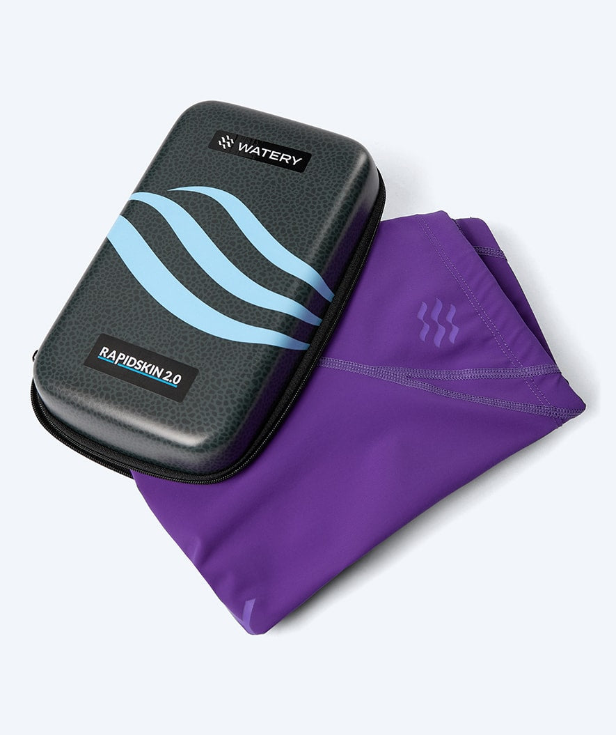 Watery kilpauimahousut miehille - Rapidskin 2.0 - Violetti