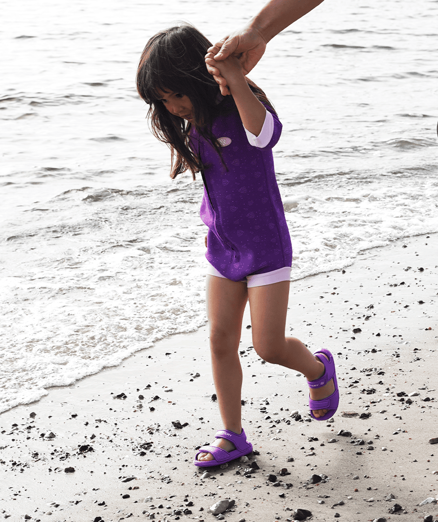 Watery uimatossut lapsille - Moana - Violetti
