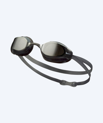 Nike Elite-uimalasit - Vapor Mirror - Harmaa/hopea