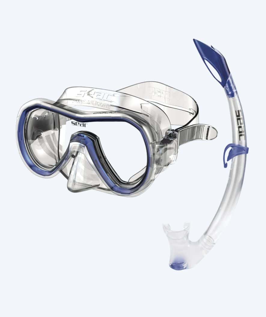 SEAC Combo snorkkelisetti lapsille (yli 12 vuotiaille) - Giglio MD - Sininen