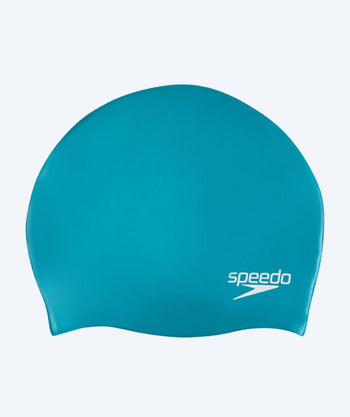 Speedo uimalakki junioreille (6-16) - Plain - Vaaleansininen/valkoinen