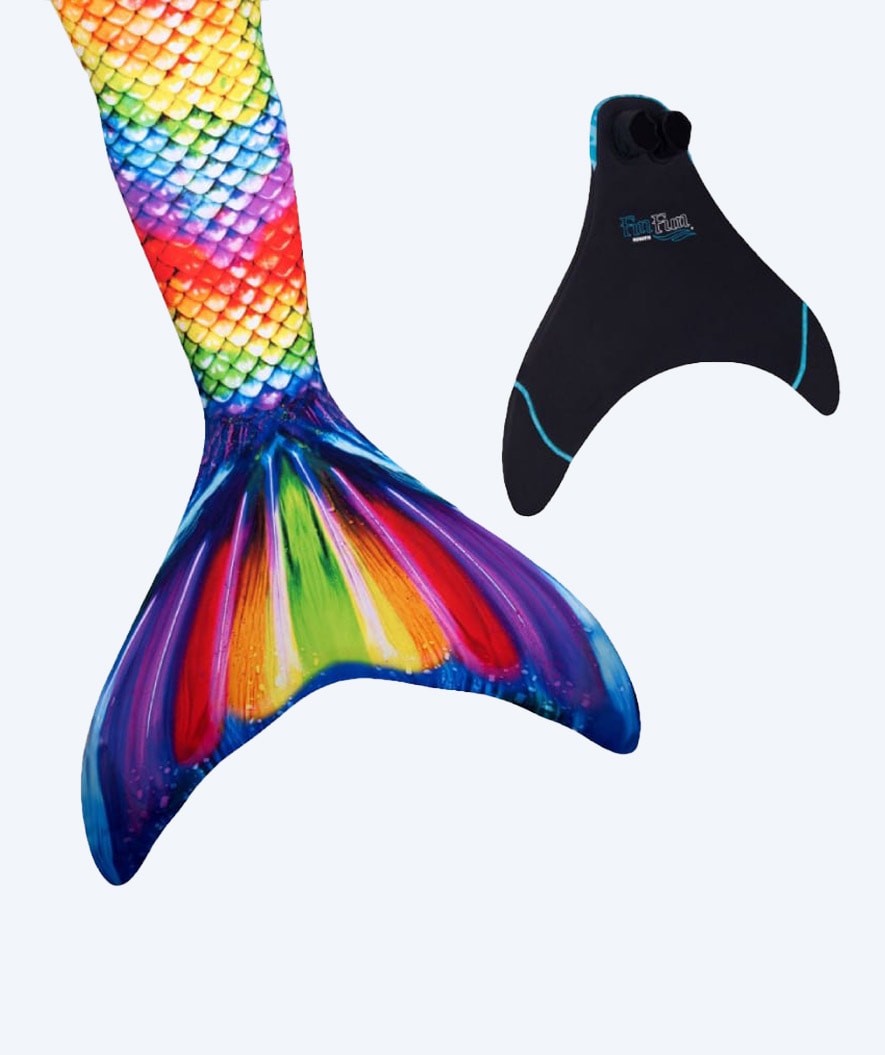 Fin Fun merenneidon pyrstö aikuisille - Setti - Rainbow Reef