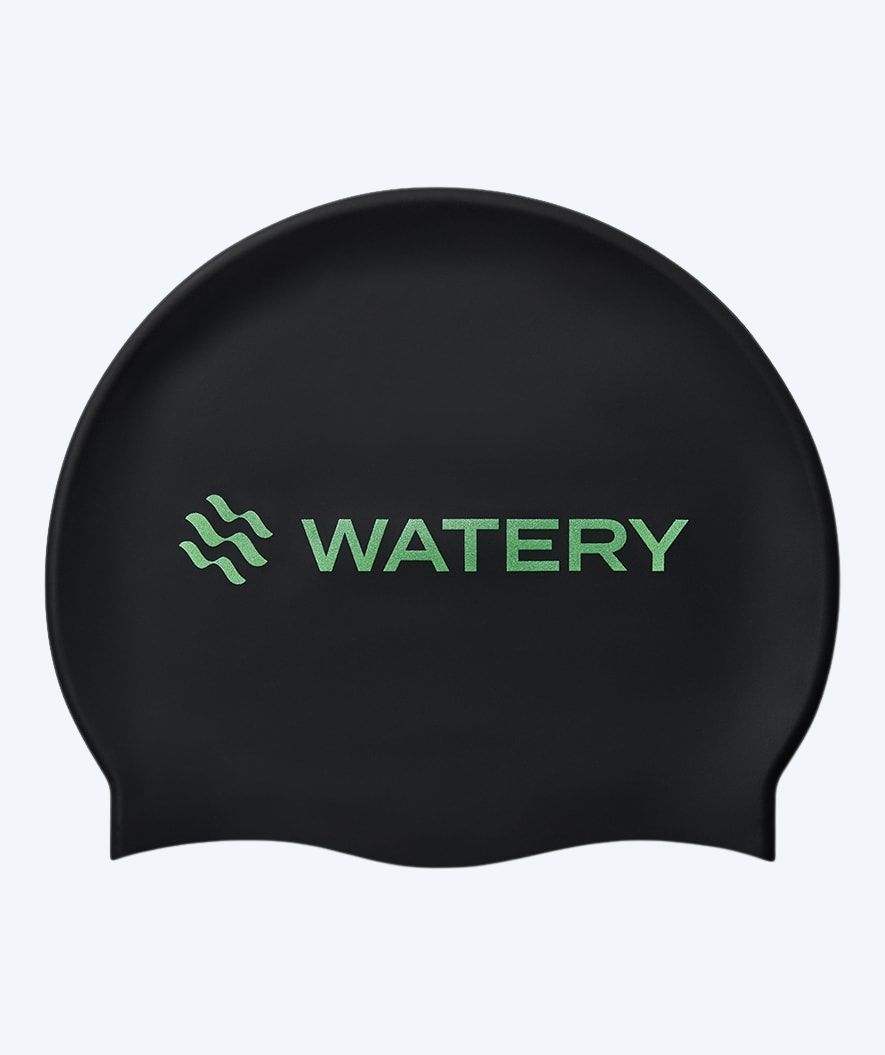 Watery uimalakki - Signature Metallic - Musta/vihreä